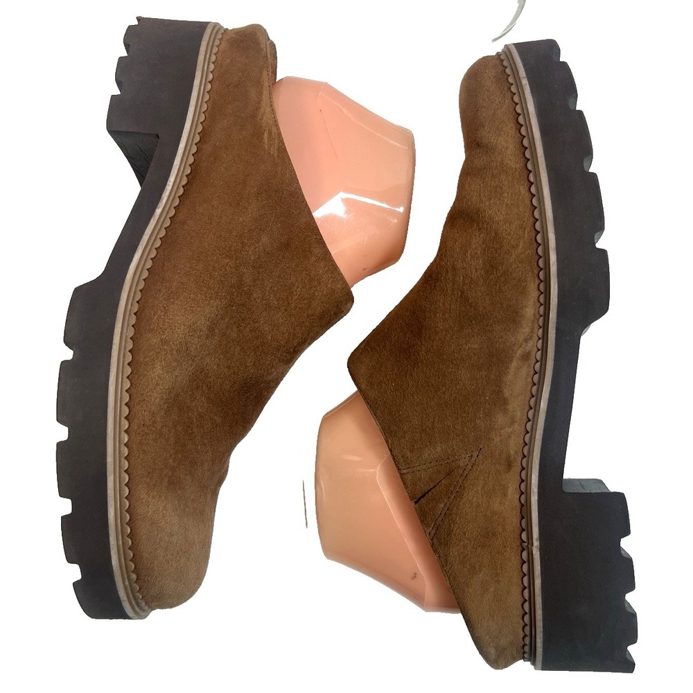 Vionic Fairfax Clog Mule Size 11 US Brown Suede Lug Sole Slip On - Picture 8 of 12